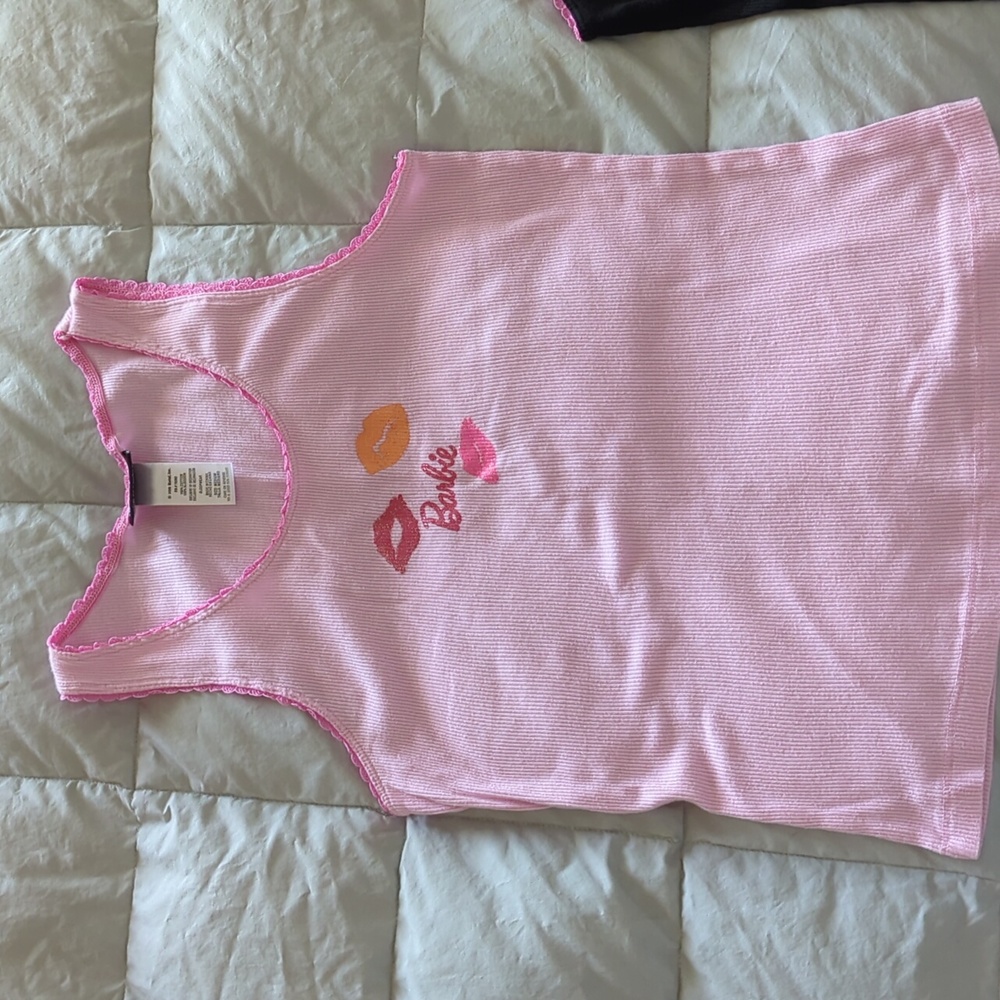Barbie sleeveless tee shirt